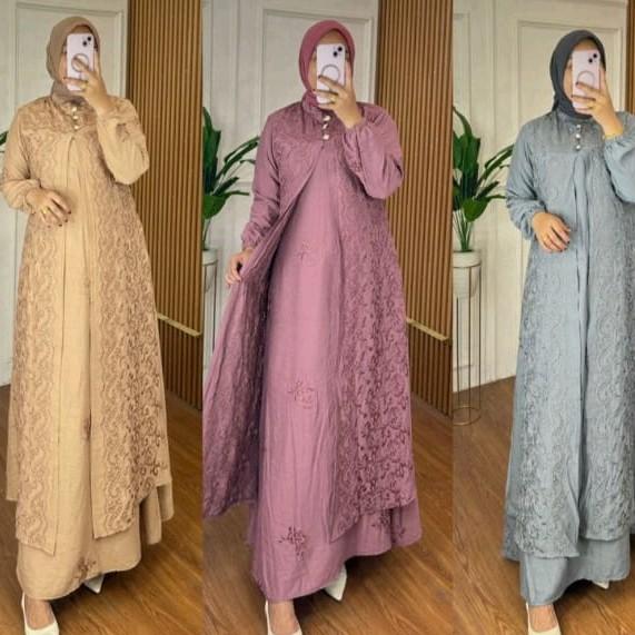 Gamis Borkat Premium Pesta Borkat Gamis Simple