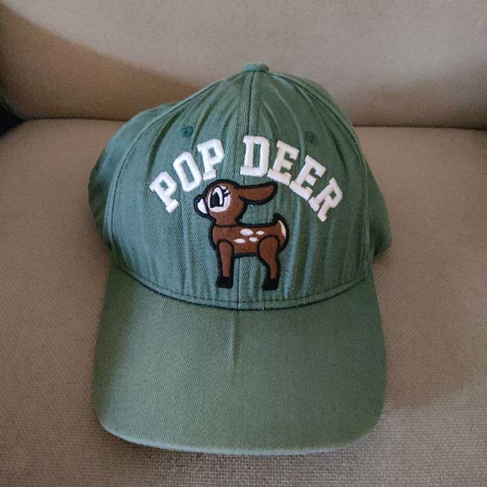 Topi pancoat anak rusa warna hijau muda