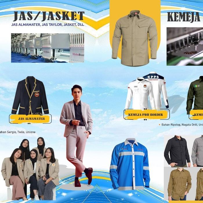 MDF APPAREL [IFAL COLECTION] !!! Sedia  pemesanan Jas Almamater & Jas pribadi custom Kain Lembut Cel