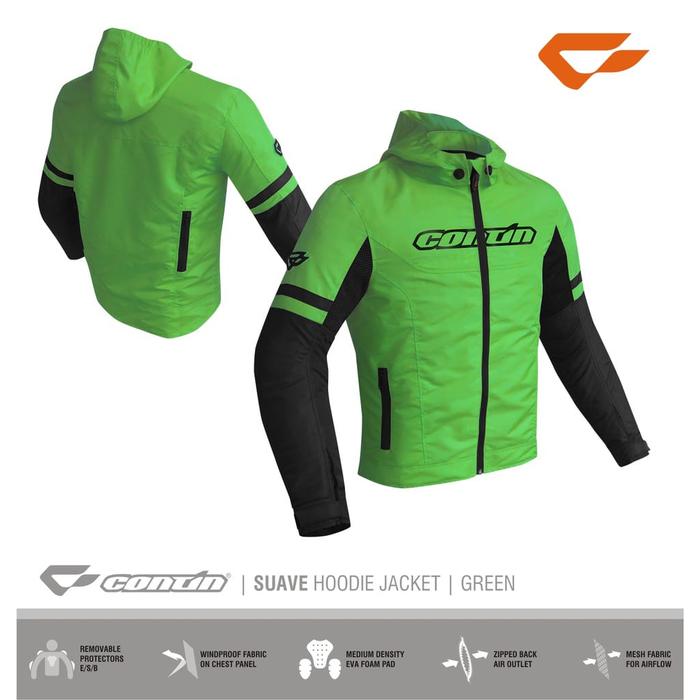 Jaket Contin Suave Jaket Motor Contin Hoodie