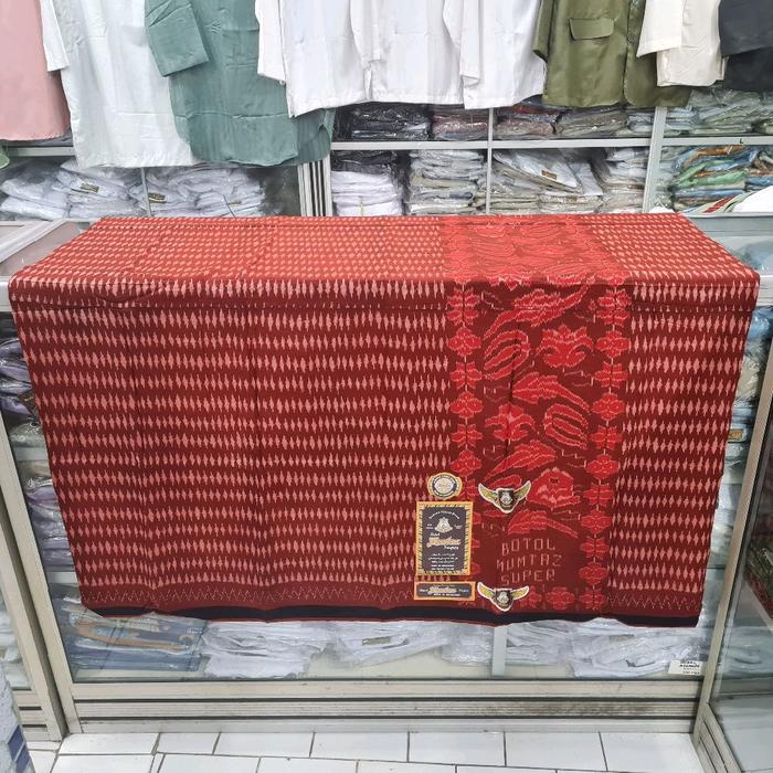 Sarung Tenun Pria Dewasa Muslim Bahan Goyor Botol Mumtaz Super Ukuran Standart