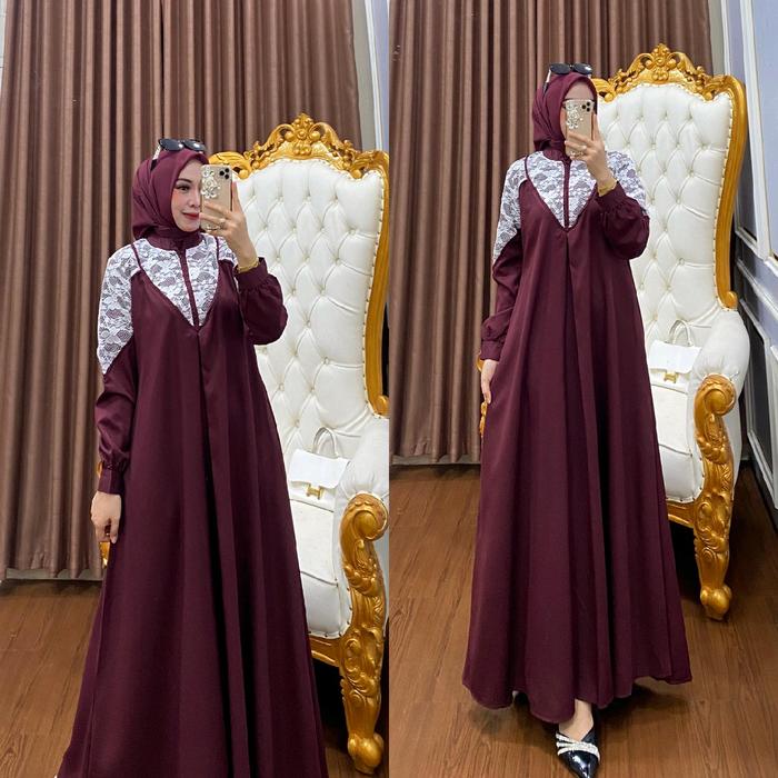 Ainaya gamis by Shairamode