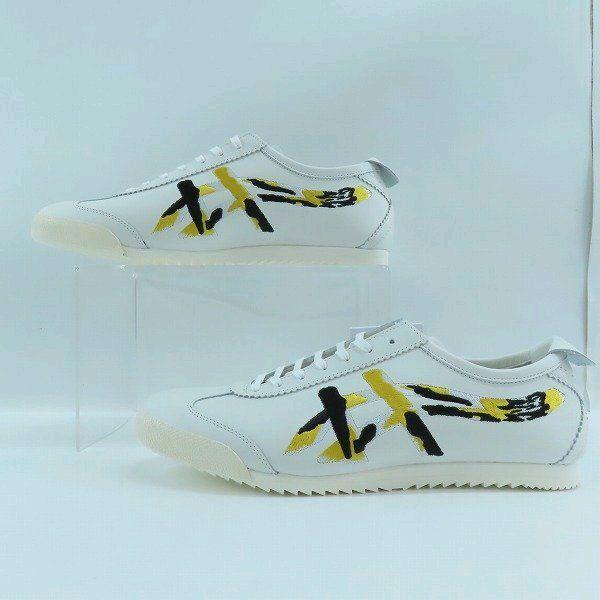 Onitsuka Tiger MEXICO 66 DELUXE 1181A578-101 Sepatu Sneakers Pria Wanita Size 44 28cm Warna Putih Ku