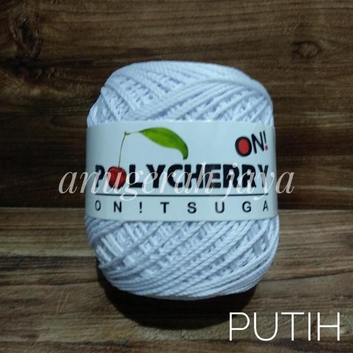 Benang Rajut Polycherry Putih