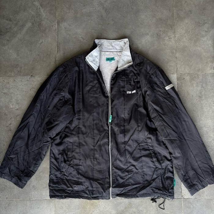Leyton House Black Zipped Jacket Man