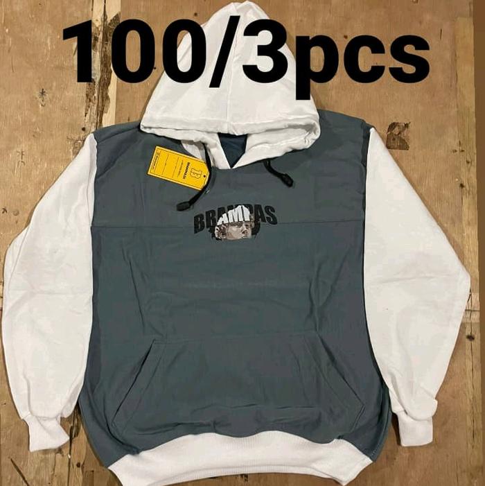 HOODIE SWEATER JAKET SERBA 35RB, 100rb/3pcs DEWASA PRIA WANITA KOMBINASI Fleece Nyaman Panjang Unise