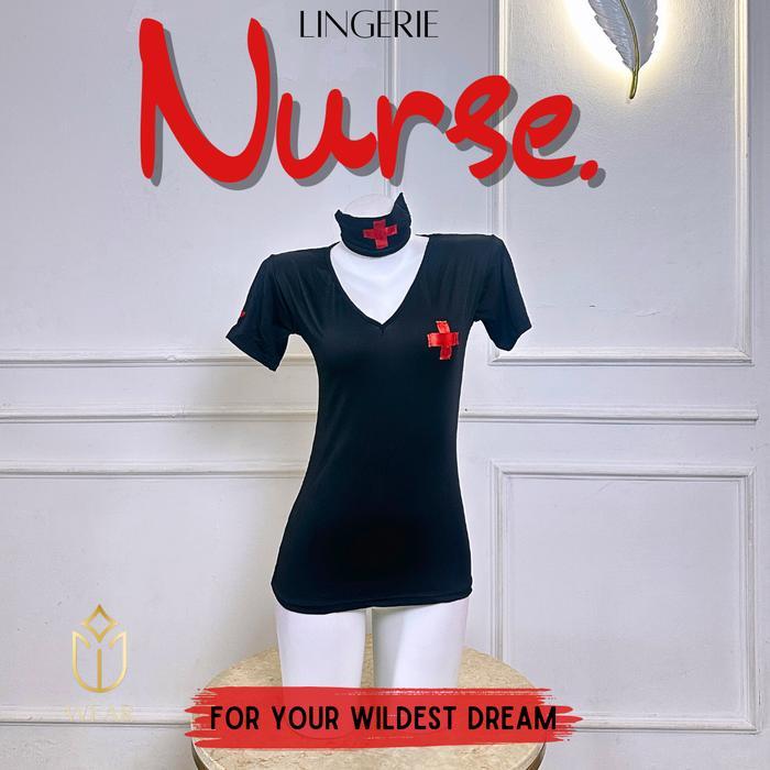 Lingeri Cosplay Nurse / Allsize Kastum Suster y