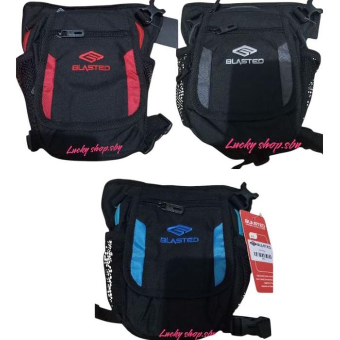 Tas Paha/Hip Bag/Pinggang/Selempang Blasted Original Merah - Hitam, Pria