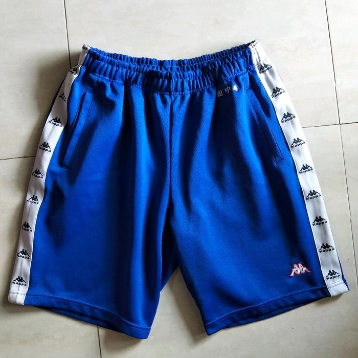 short pants kappa tapped blue white