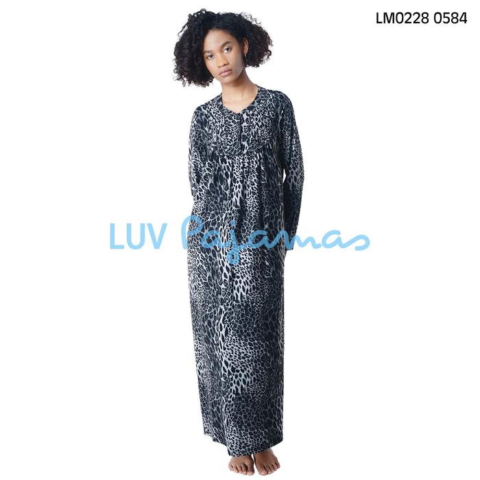 LuMama Daster Wanita Lengan Panjang Gamis Lebaran / LM0228 Group 27