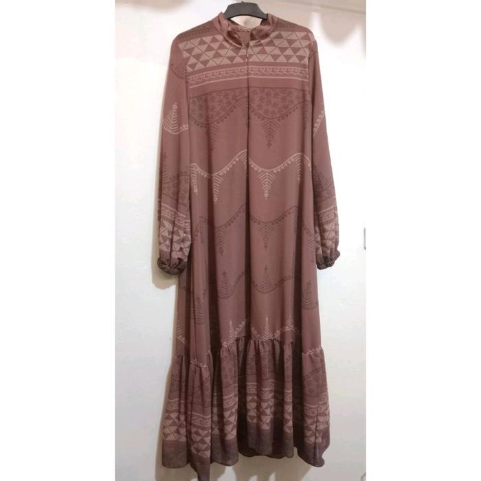 Baju Gamis Rempel Bahan Ceruti