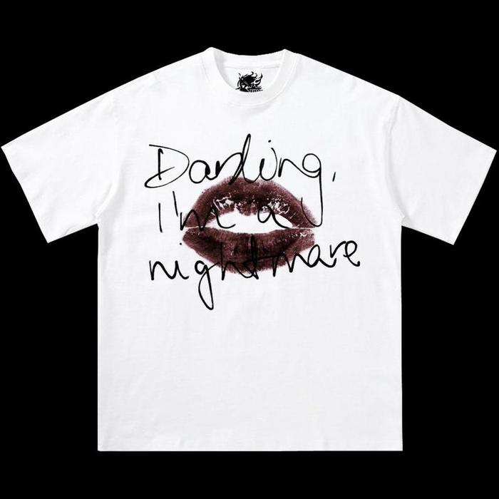[COD] IM A NIGHTMARE Graphic Boxy T-Shirt, oversized, graphic, t-shirt, streetwear, y2k, funny, Chri