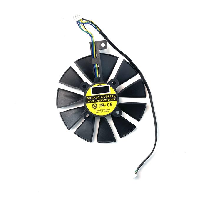 88 Mm PLD09210S12H RX580 RX570 RX470 4Pin Cooler Fan untuk Arez ASUS