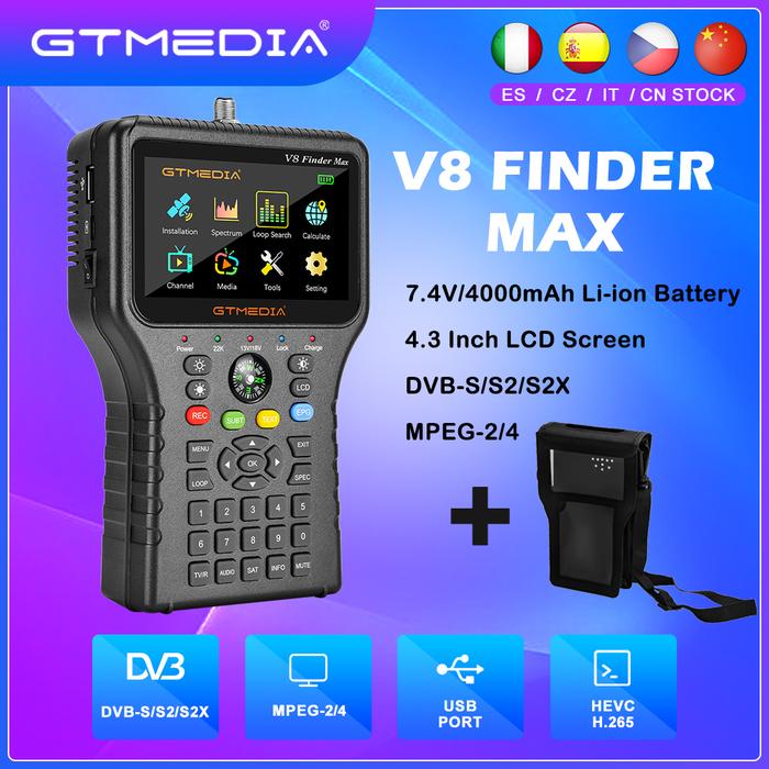 GTMEDIA V8 Finder Max Satellite Signal Finder Locator Receiver