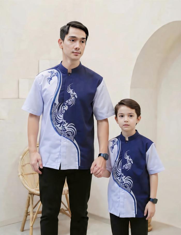 Baju Koko Anak Model Hadroh Putih Muslim Pendek set el Regular Fit Material Premium Cotton Size 16-1