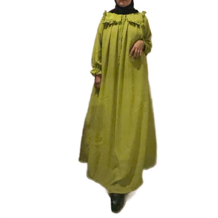 Fourteenfive - noni gamis polos rempel dada -baju muslim wanita dewasa