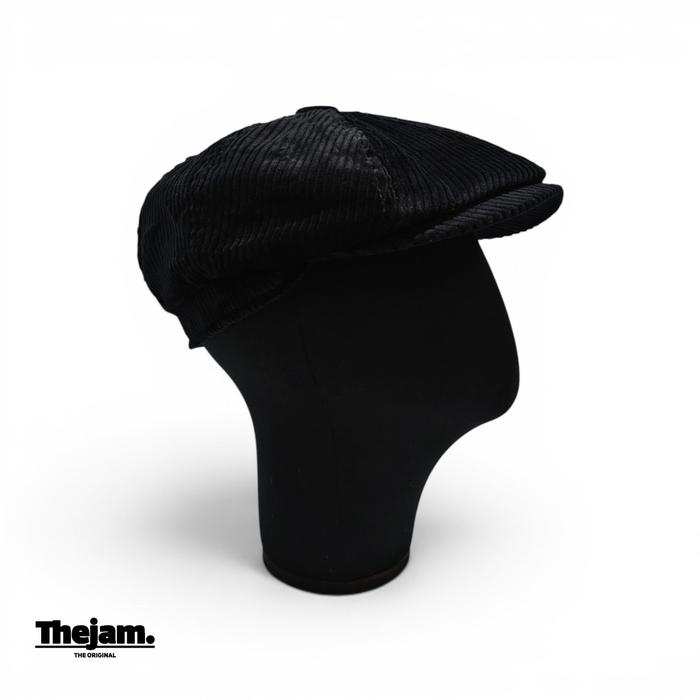 Thejam. Gatsby hat corduroy black | Topi Gatsby