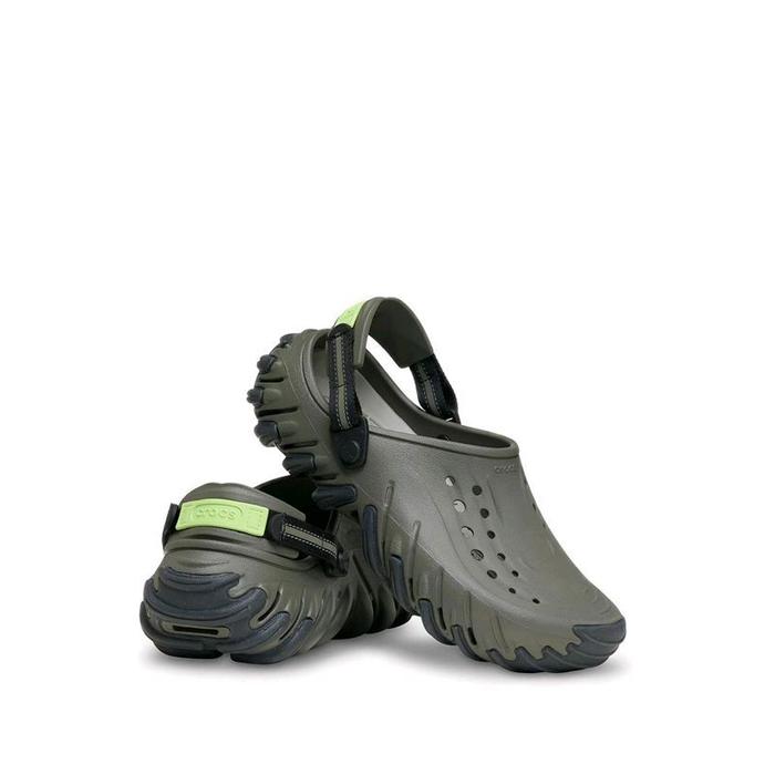 Sandal Crocs Echo RO S2C Unisex Clog - Dusty Olive CCR2140193J5 100% Original