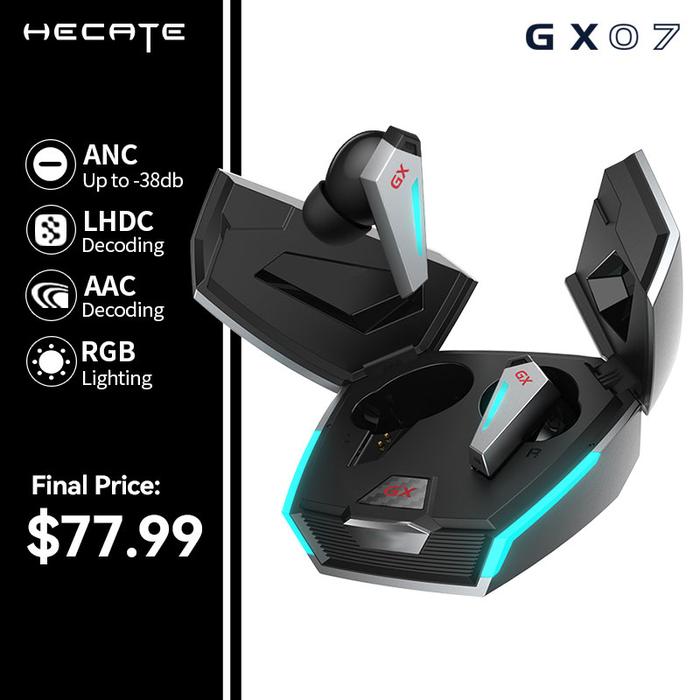 EDIFIER HECATE GX07 True Wireless Gaming Earphones -38dB Hybrid