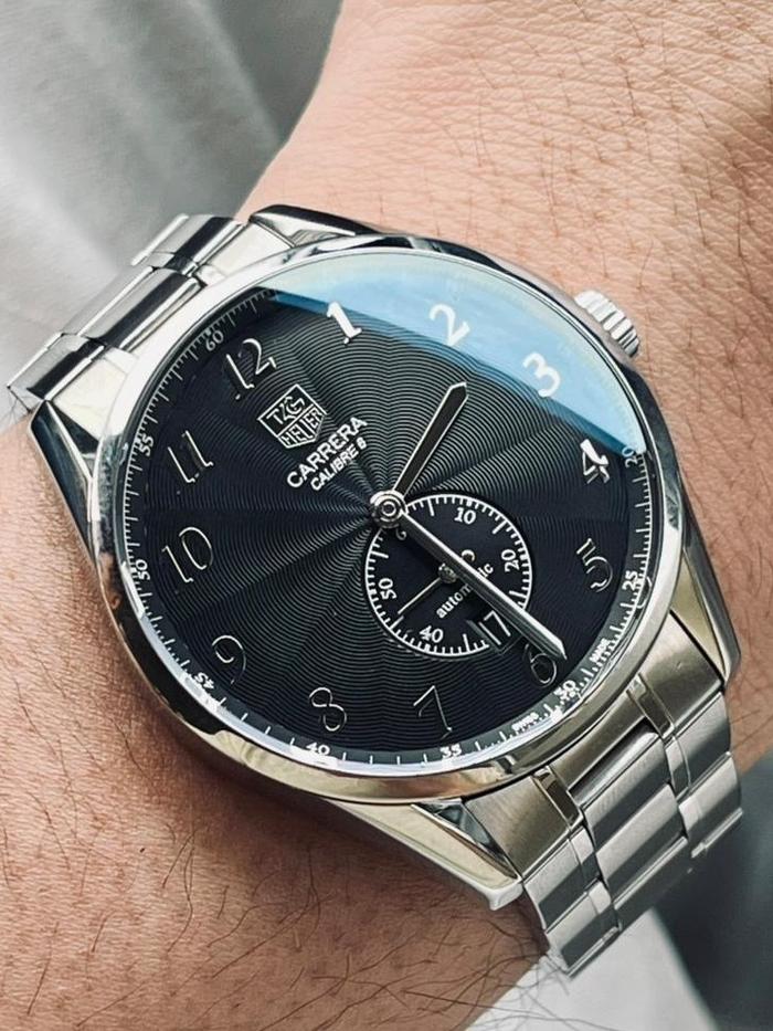 Jam Tangan Tag Heuer Carrera Heritage 39mm Black Dial Fullset Like New Original