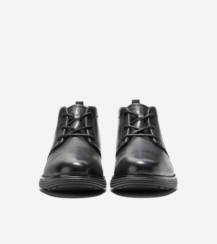 sale Cole Haan Men Originalgrand Remastered Chukka Boot Wp - Sepatu Pria (Black)