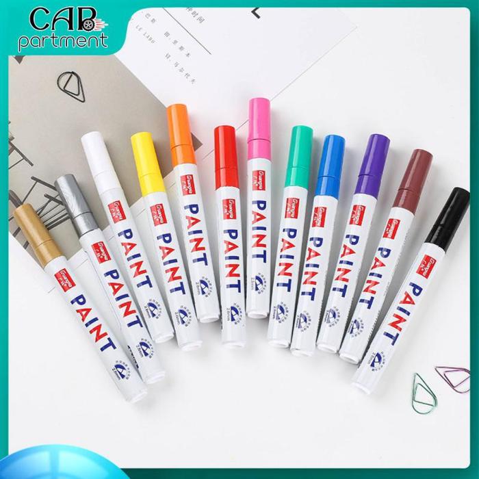 Waterproof Paint Marker Pen Diy Art Marker Pen Permanent Multicolor