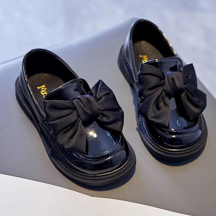FS SHOES Sepatu Docmart Anak Cewek Variasi Pita Kain Cute DN 025