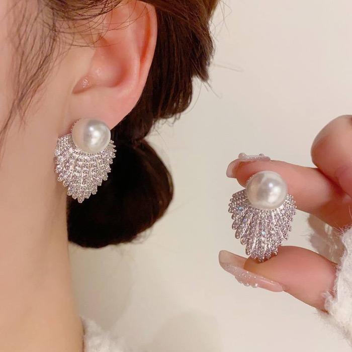 Taca jewels collection - Aether Anting wanita Titanium ( Stainless steel 925 ) Anti karat - Daily we