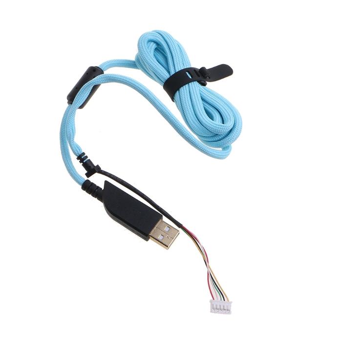 USB Mouse Cables Nylon Wire Replacement DIY Umbrella Rope Mouse Cable