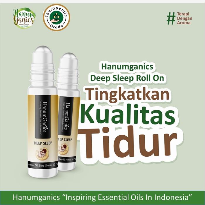 Hanumganics Deep sleep aromaterapi mengobati insomnia membuat tidur nyenyak lelap dan membuat ngantu