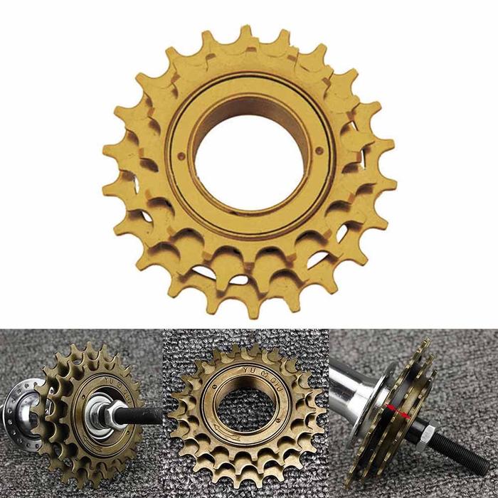 Bicycle Freewheel 3 Speed 16/19/22T Cassette Freewheel Durable Bike