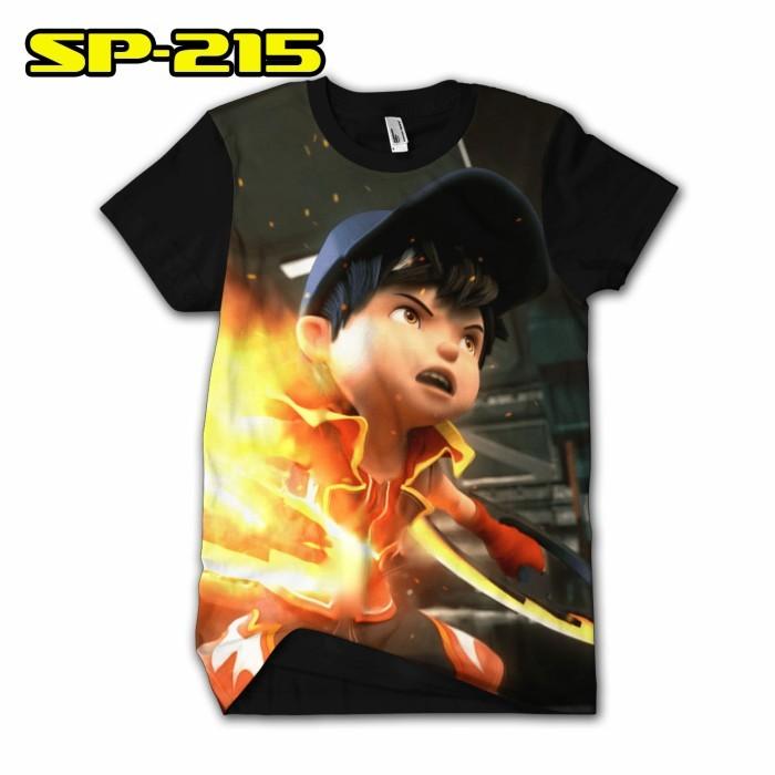 Kaos Boboiboy Api Baju n Boboiboy Halilintar
