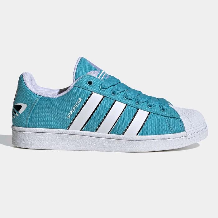 SEPATU CASUAL ADIDAS SUPERSTAR BLUE ORIGINAL BIG SIZE 48