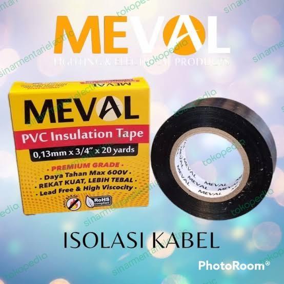 Insolation Meval tape Hitam