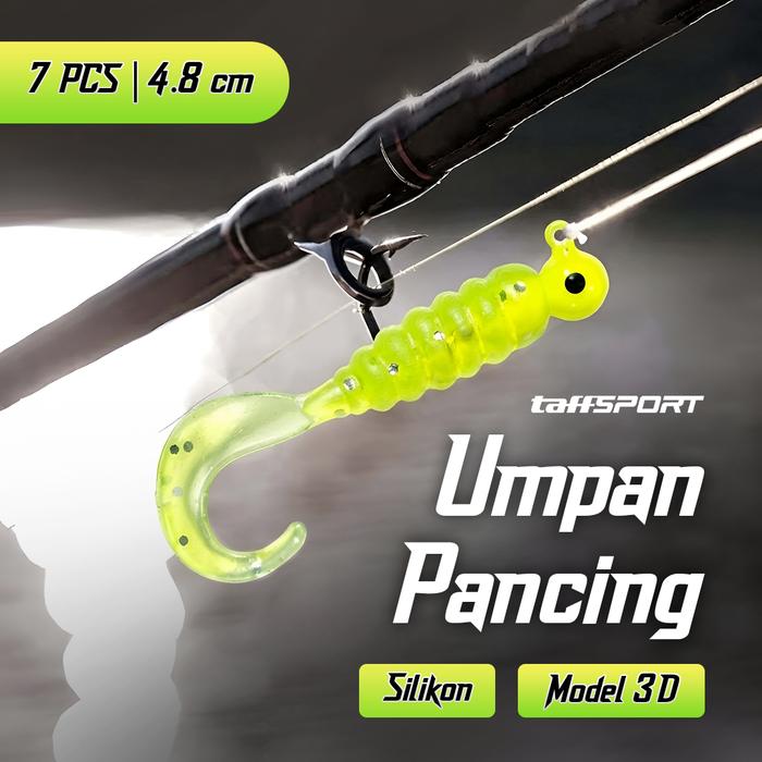 Cahaya Bundaran | Pancing Cacing Soft Bait Fishing | Pancing Soft Bait Fishing Lure | Pancing 1.75g 