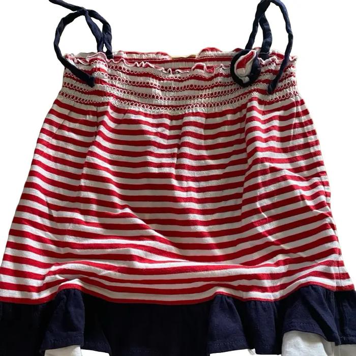 Preloved dress anak perempuan oshkosh (label dipotong) 2T