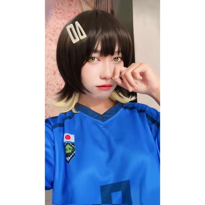 Jersey Bola Full Printing Kostum Cosplay Pria Wanita