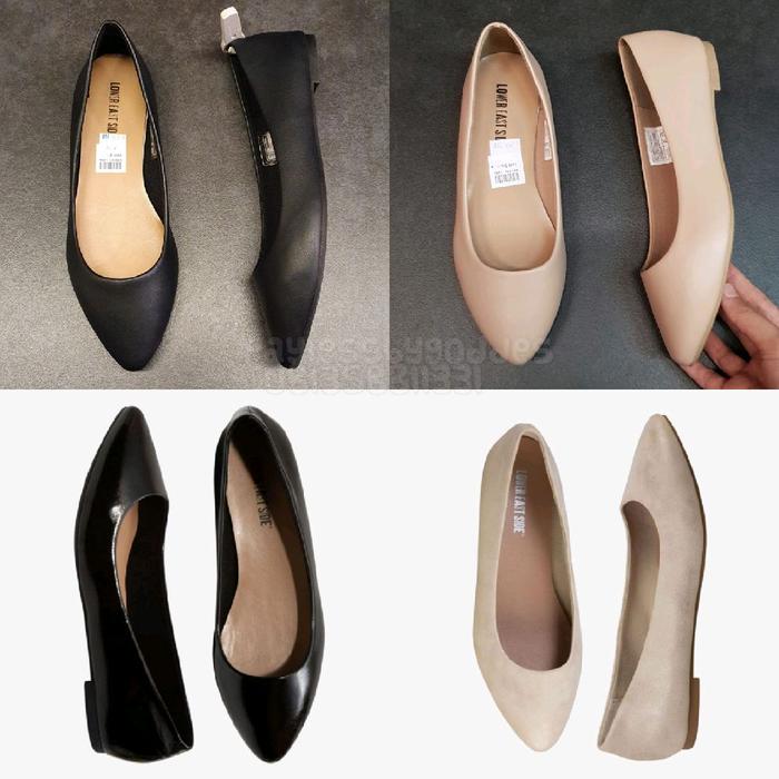 Jastip - Payless by Goddes Flatshoes Teplek Runcing Lancip Hitam Kerja Flat Shoes Lower East Side Ca