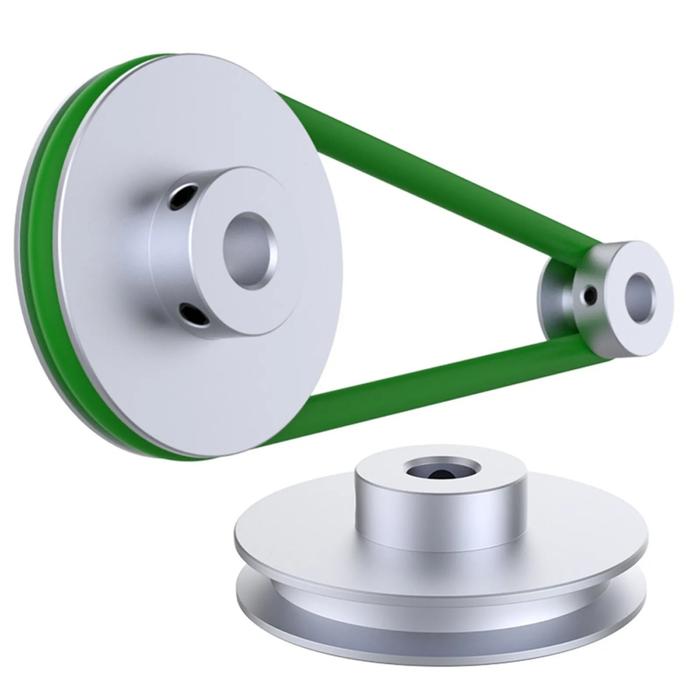 CNC Machined Pulleys 6mm Width Belts Pulleys For Mini Spindles Fixing Grub Screws Mini Spindles Mode
