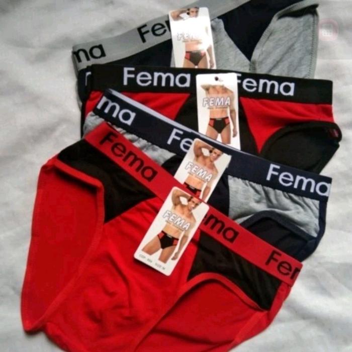 PROMO HEMAT 1 LUSIN CD LAKI2 FEMA /CHUAN KEDO /CELANA PRIA /UNDERWEAR PANTY Cowok Boxer Katun Sport 