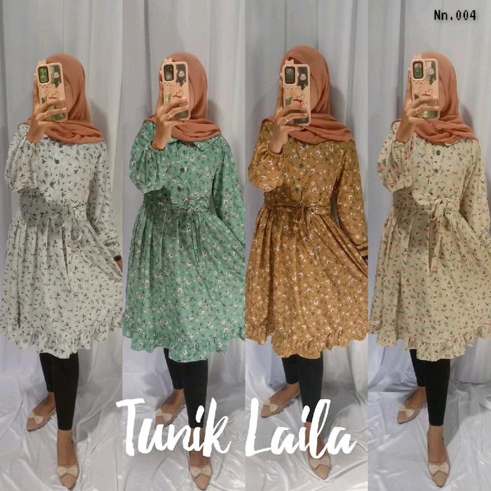 Tunik Voxy Belt Bunga Rempel