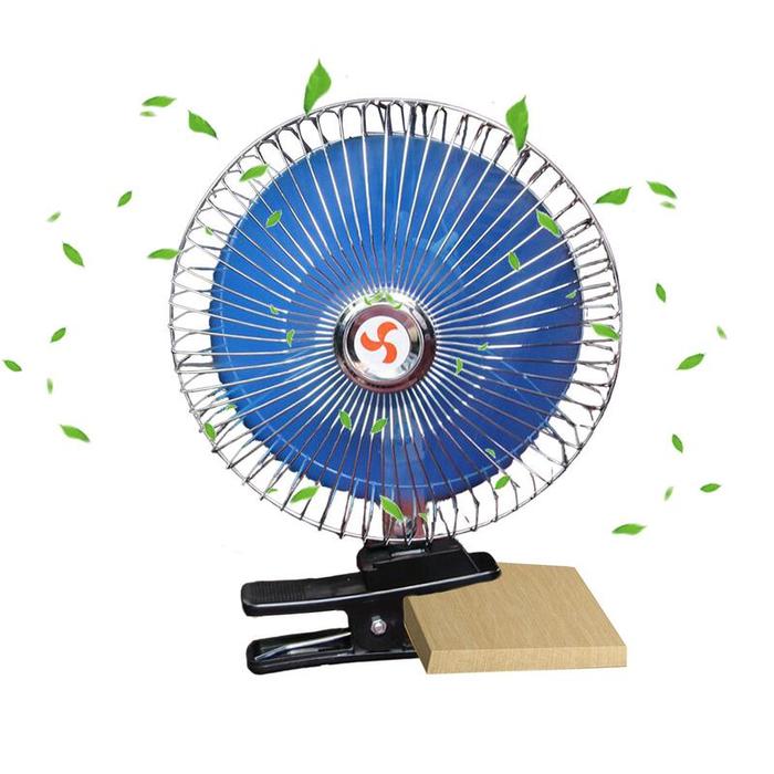 12V/24V Portable Car Fan 12V/24V Electric Car Cooling Fan With 180