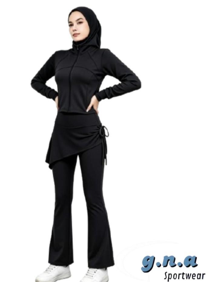 FREE ONGKIR GNA FASHION SPORT / SLIMFIT DAN LEGGING SERUT / SETELAN OLAHRAGA MUSLIM / PAKAIAN OLAHRA