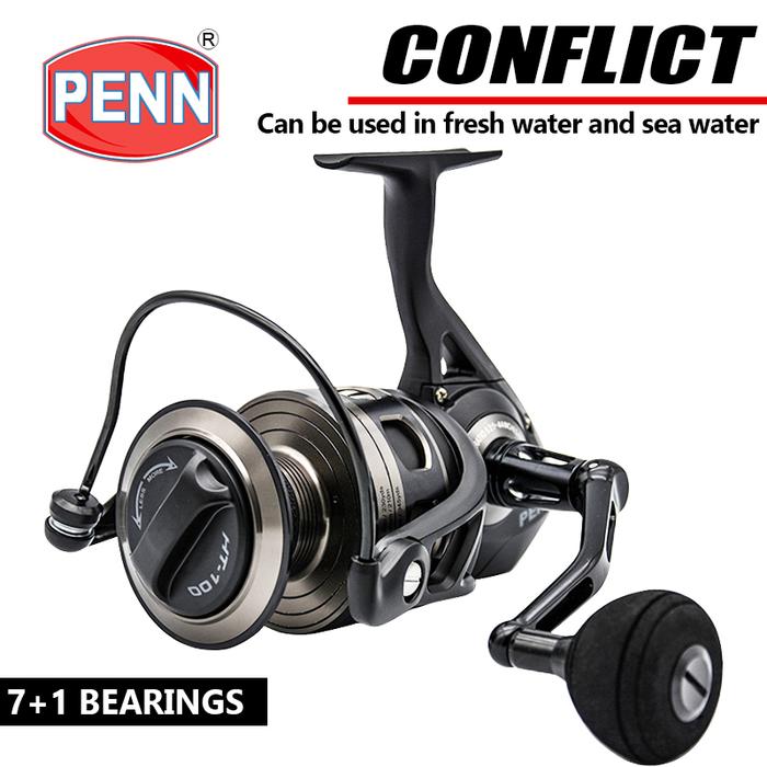 Original PENN CONFLICT Fishing Spinning Reels 2000-8000 7+1BB Gear
