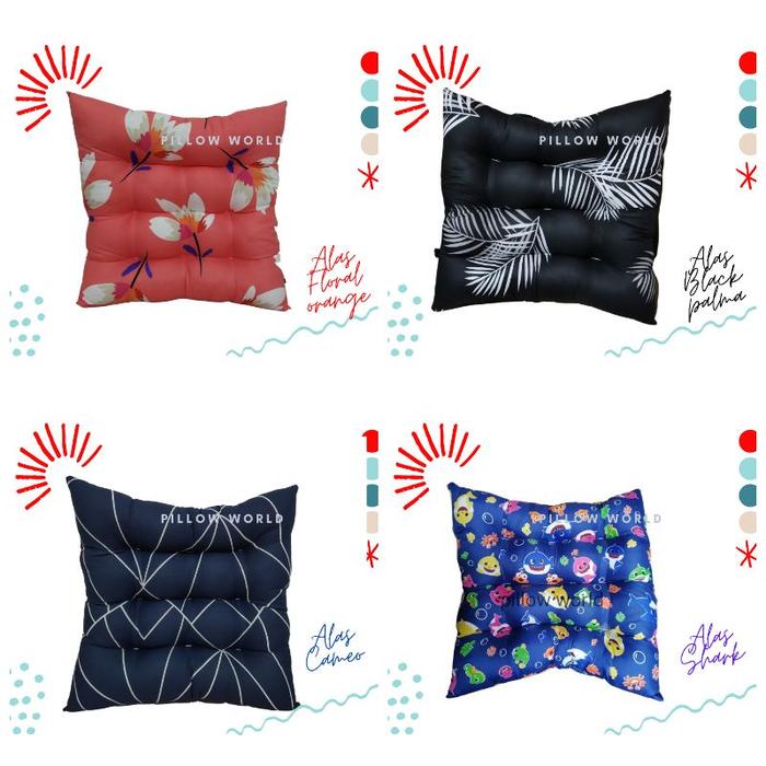 50x50 bantal duduk lantai / lesehan - seat cushion JUMBO 1 PCS