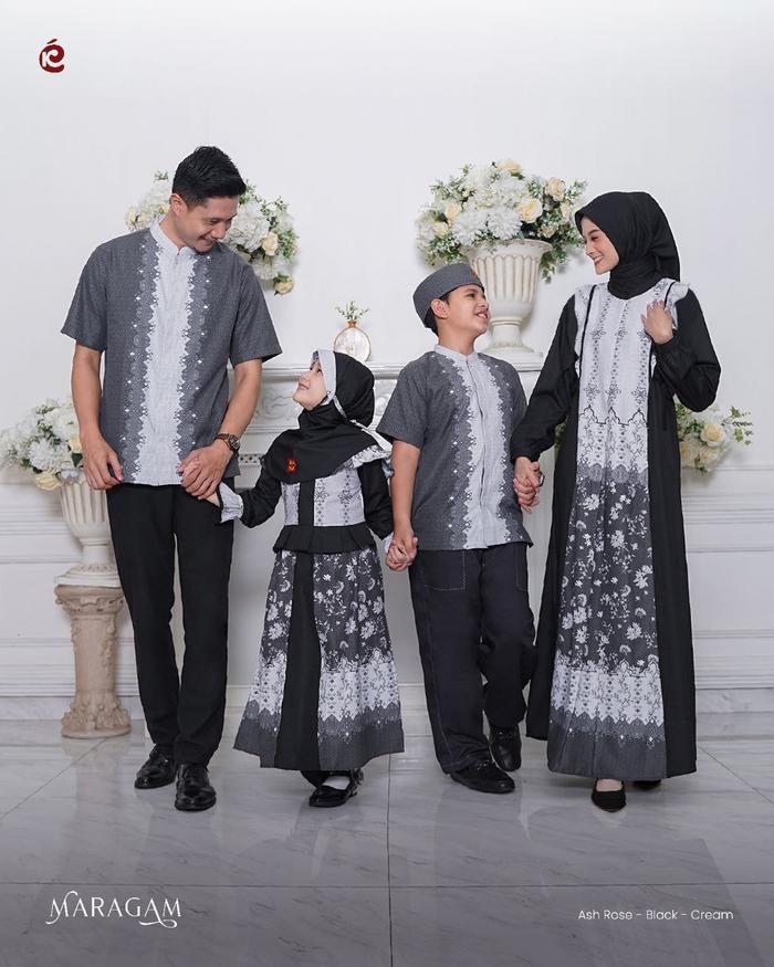 Sarimbit Keke Terbaru 2025 Maragam Series Black (Hitam) | Sarimbit Keluarga Keke Maragam Series Terb