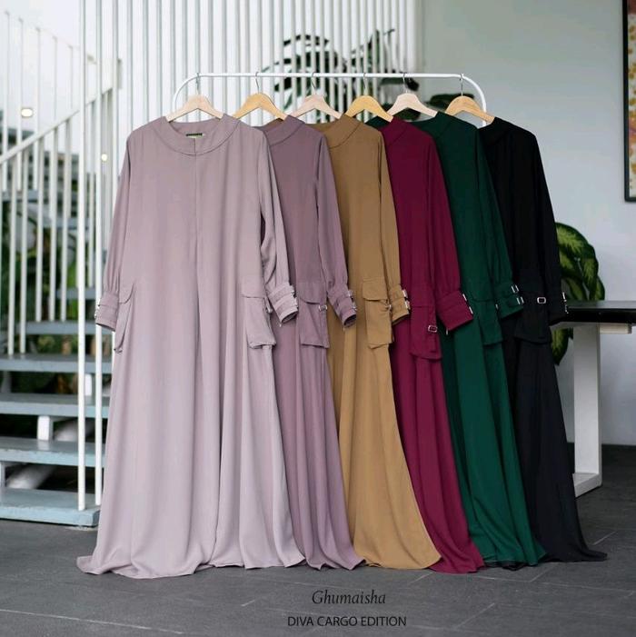 GAMIS DIVA CARGO KEKINIAN 2024 BY GHUMAISHA COLLECTION