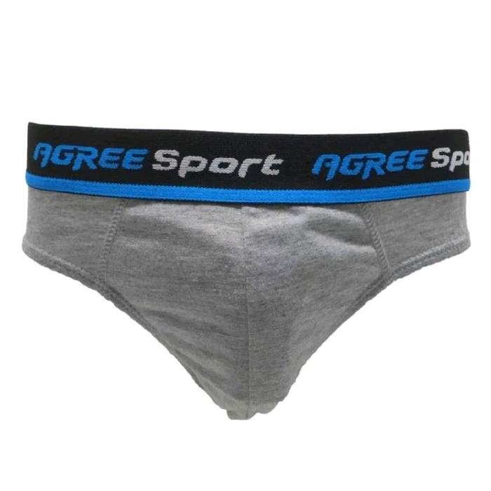 3pc- celana dalam pria jumbo Agree 2311 karet boxer agree sport - cd pria agree - cd laki-laki dewa