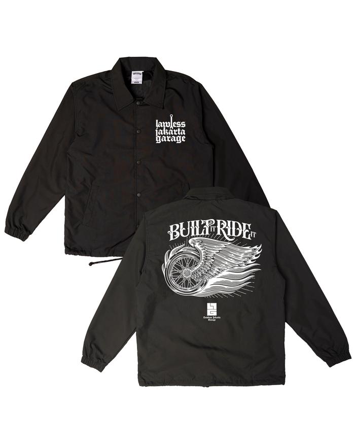 LAWLESS JAKARTA GARAGE - BUILT IT WINDBREAKER - BLACK