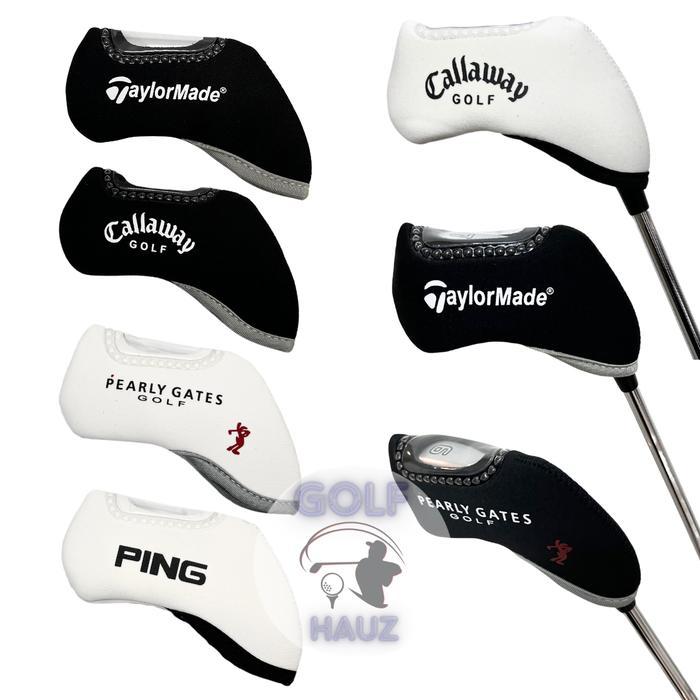 PREMIUM Sarung Head Cover Golf Clubs Iron Stick Stik Set 10 PCS TM PING Pearly Gates Logo XXIO PXG C